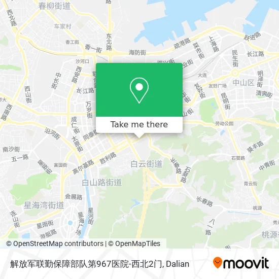 解放军联勤保障部队第967医院-西北2门 map