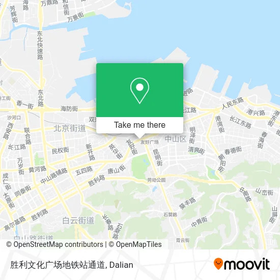 胜利文化广场地铁站通道 map