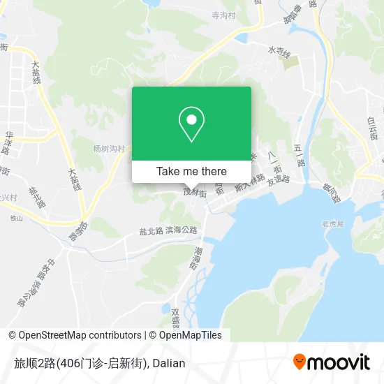 旅顺2路(406门诊-启新街) map