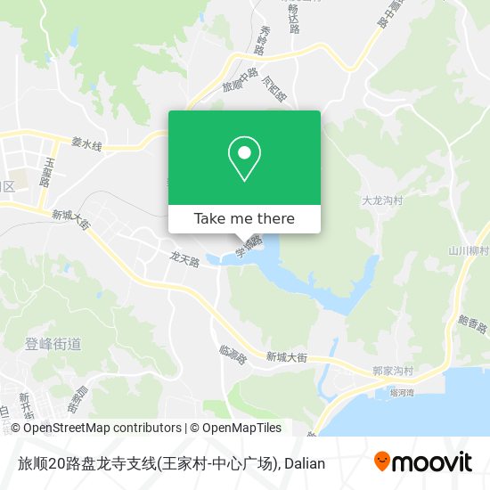 旅顺20路盘龙寺支线(王家村-中心广场) map