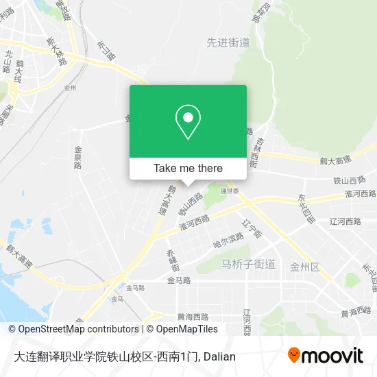大连翻译职业学院铁山校区-西南1门 map