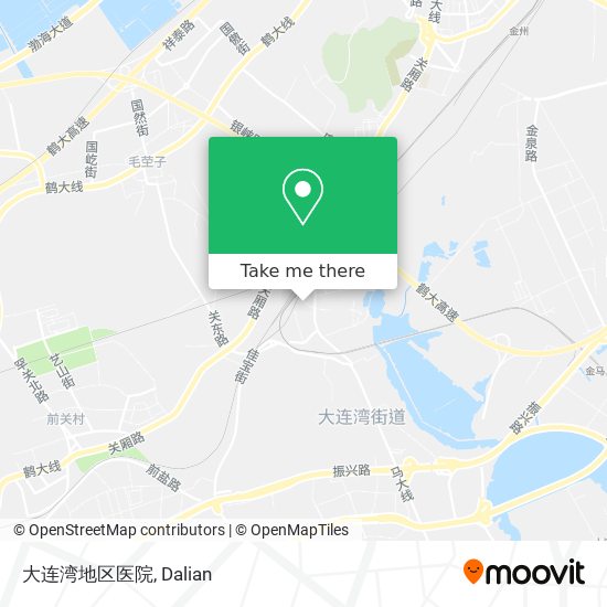 大连湾地区医院 map