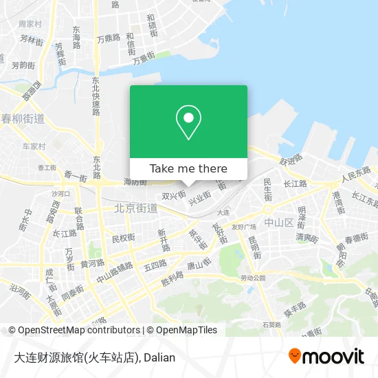 大连财源旅馆(火车站店) map