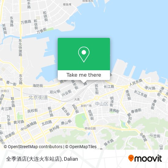 全季酒店(大连火车站店) map