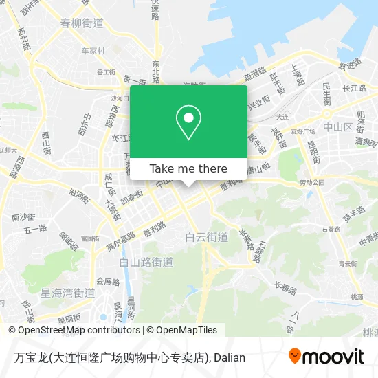 万宝龙(大连恒隆广场购物中心专卖店) map