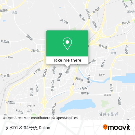 泉水D1区-34号楼 map