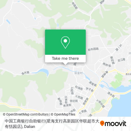 中国工商银行自助银行(星海支行高新园区华联超市大有恬园店) map