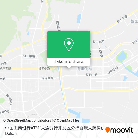 中国工商银行ATM(大连分行开发区分行百康大药房) map