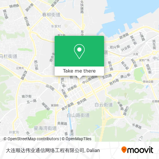 大连顺达伟业通信网络工程有限公司 map