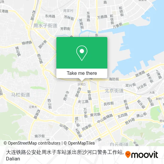 大连铁路公安处周水子车站派出所沙河口警务工作站 map