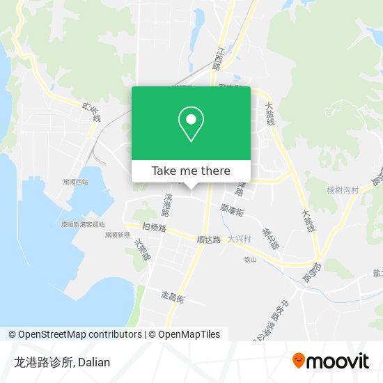 龙港路诊所 map