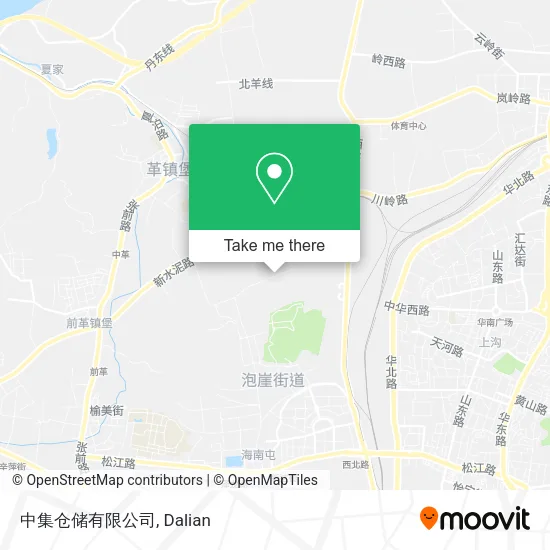 中集仓储有限公司 map