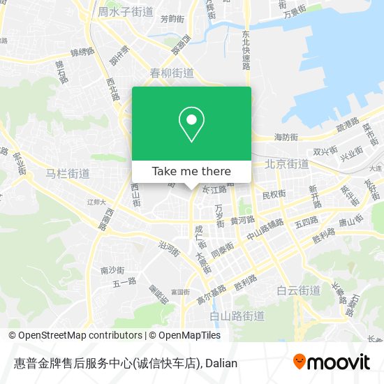 惠普金牌售后服务中心(诚信快车店) map