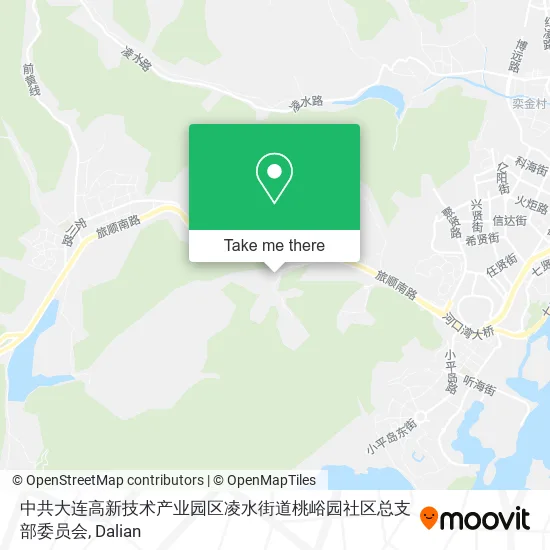 中共大连高新技术产业园区凌水街道桃峪园社区总支部委员会 map