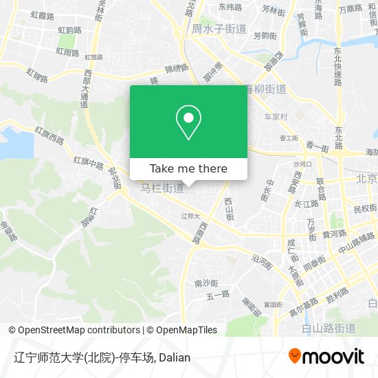 辽宁师范大学(北院)-停车场 map