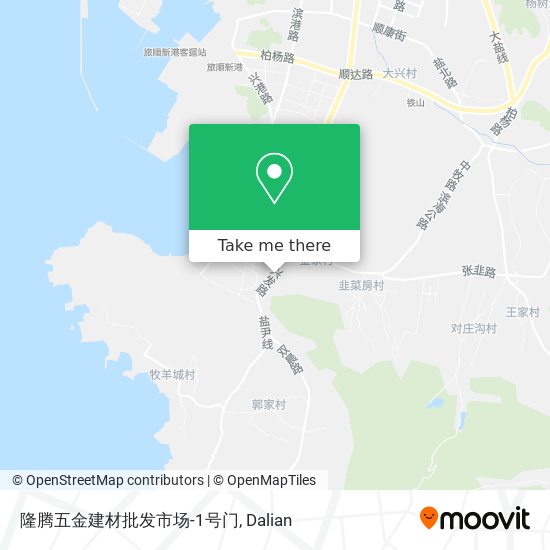 隆腾五金建材批发市场-1号门 map