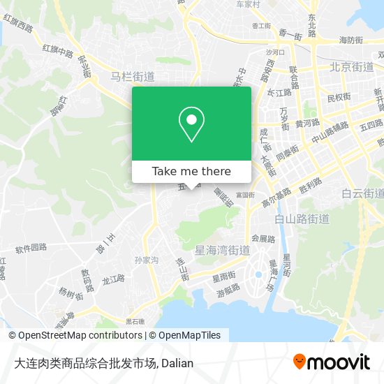大连肉类商品综合批发市场 map
