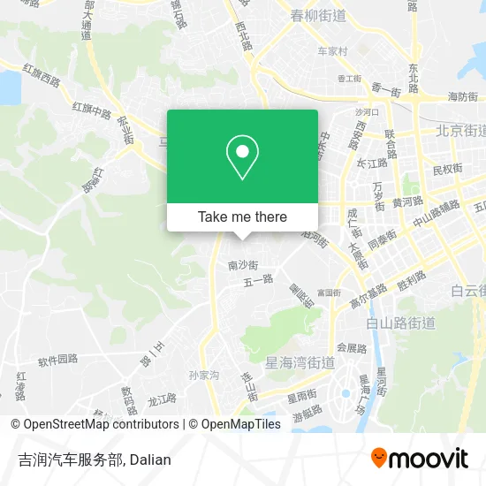 吉润汽车服务部 map