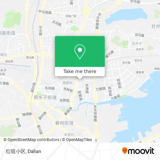 红咀小区 map