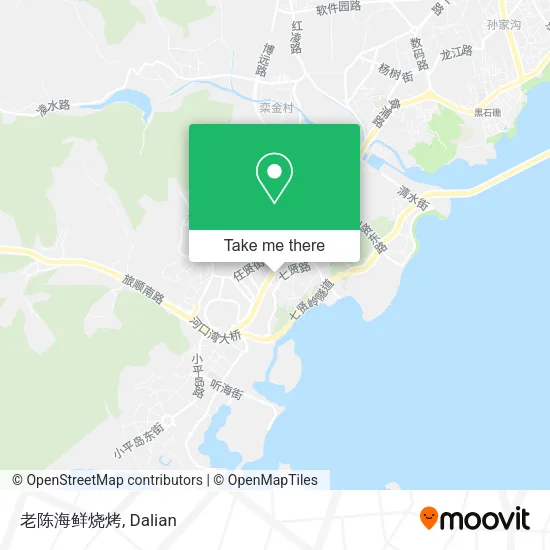 老陈海鲜烧烤 map