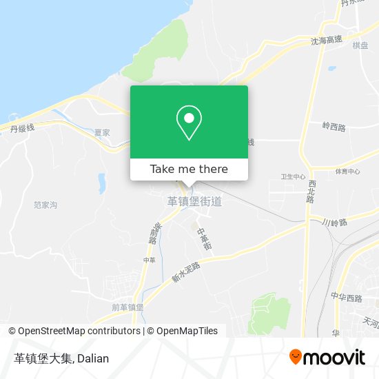 革镇堡大集 map