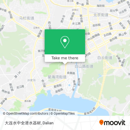 大连水中全潜水器材 map