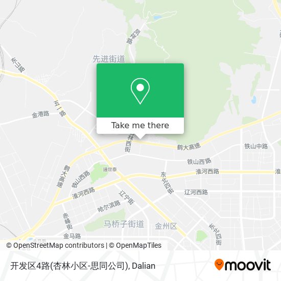 开发区4路(杏林小区-思同公司) map