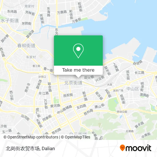 北岗街农贸市场 map