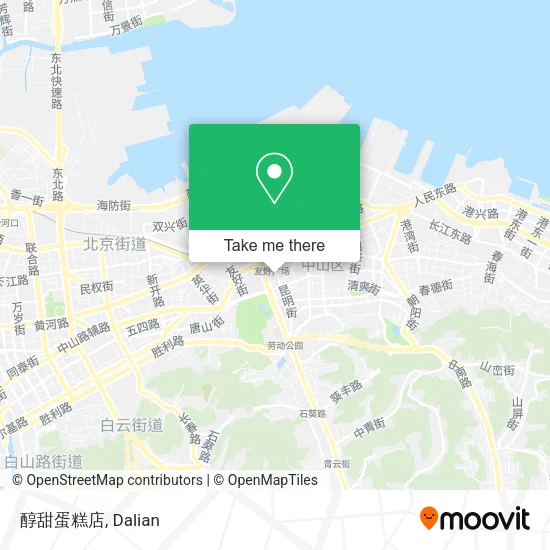 醇甜蛋糕店 map