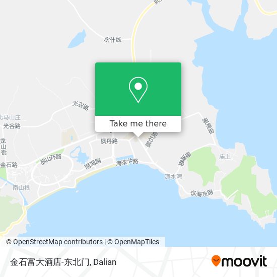 金石富大酒店-东北门 map