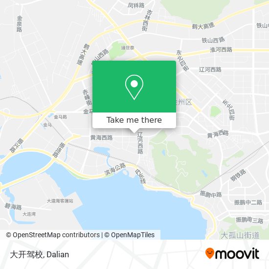 大开驾校 map
