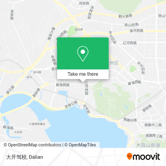 大开驾校 map