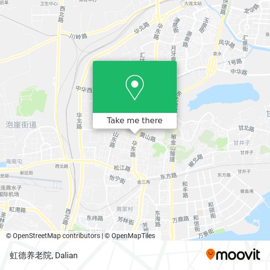 虹德养老院 map