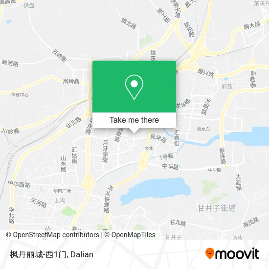 枫丹丽城-西1门 map