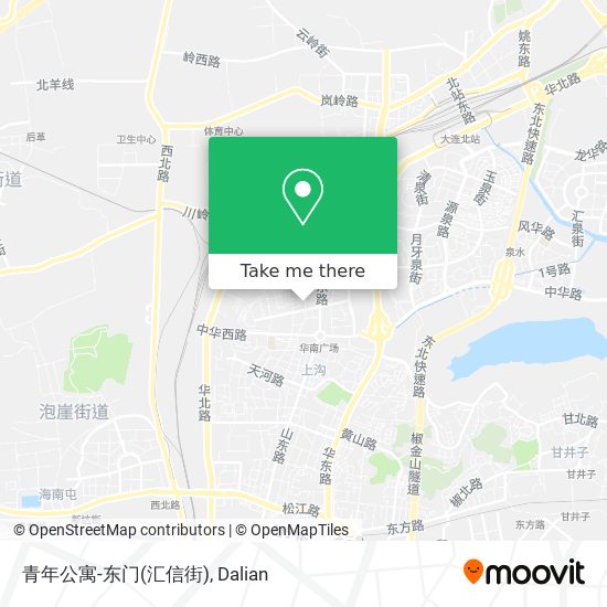青年公寓-东门(汇信街) map