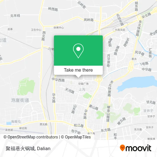 聚福巷火锅城 map