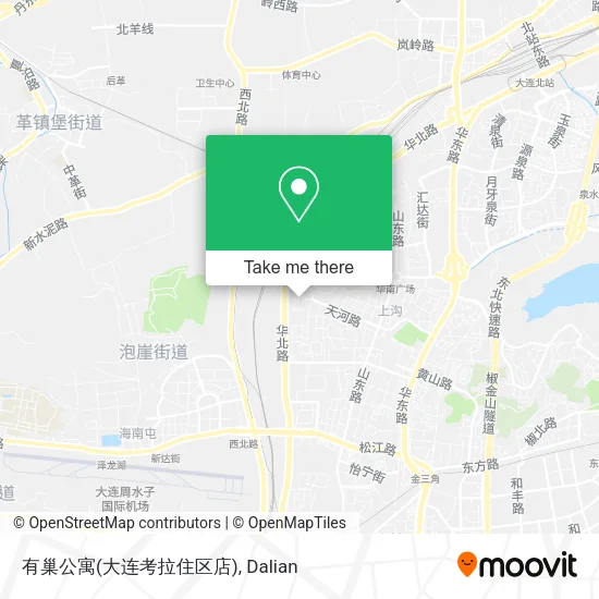 有巢公寓(大连考拉住区店) map