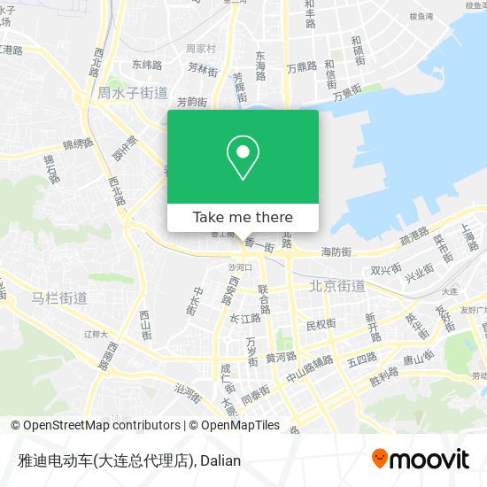雅迪电动车(大连总代理店) map