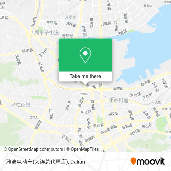 雅迪电动车(大连总代理店) map