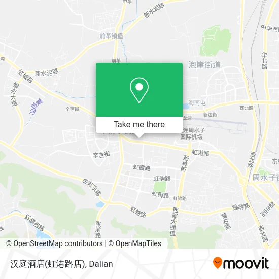汉庭酒店(虹港路店) map