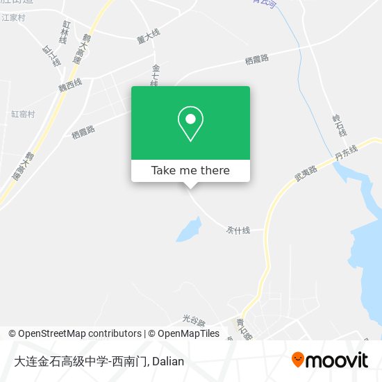 大连金石高级中学-西南门 map