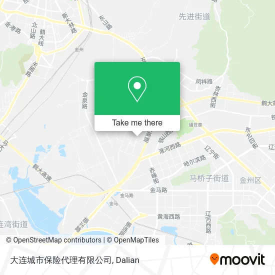 大连城市保险代理有限公司 map