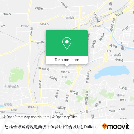 恩延全球购跨境电商线下体验店(亿合城店) map