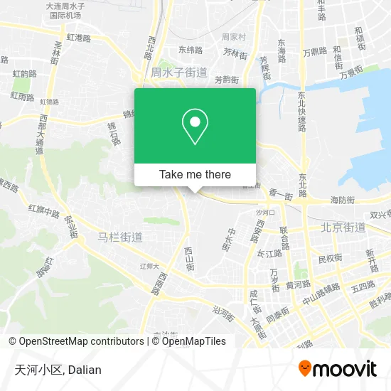 天河小区 map