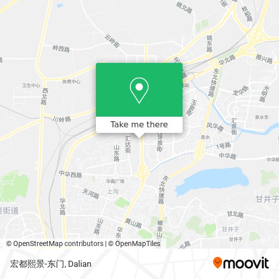 宏都熙景-东门 map