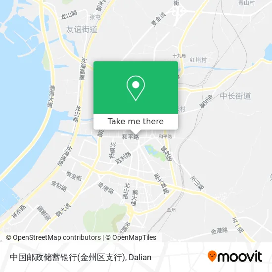 中国邮政储蓄银行(金州区支行) map