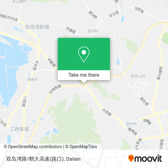 双岛湾路/鹤大高速(路口) map