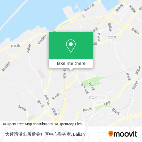 大莲湾派出所后关社区中心警务室 map