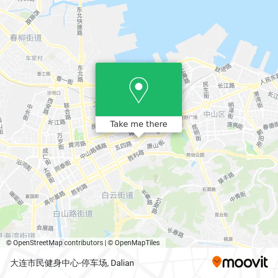 大连市民健身中心-停车场 map