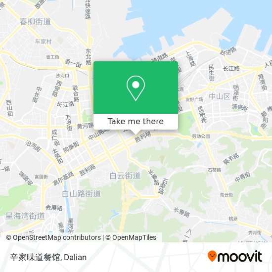 辛家味道餐馆 map